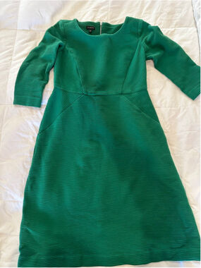 Women's TALBOTS Green Long Sleeve Dress Size 4